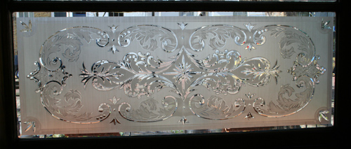 examples of french embossing glass work
